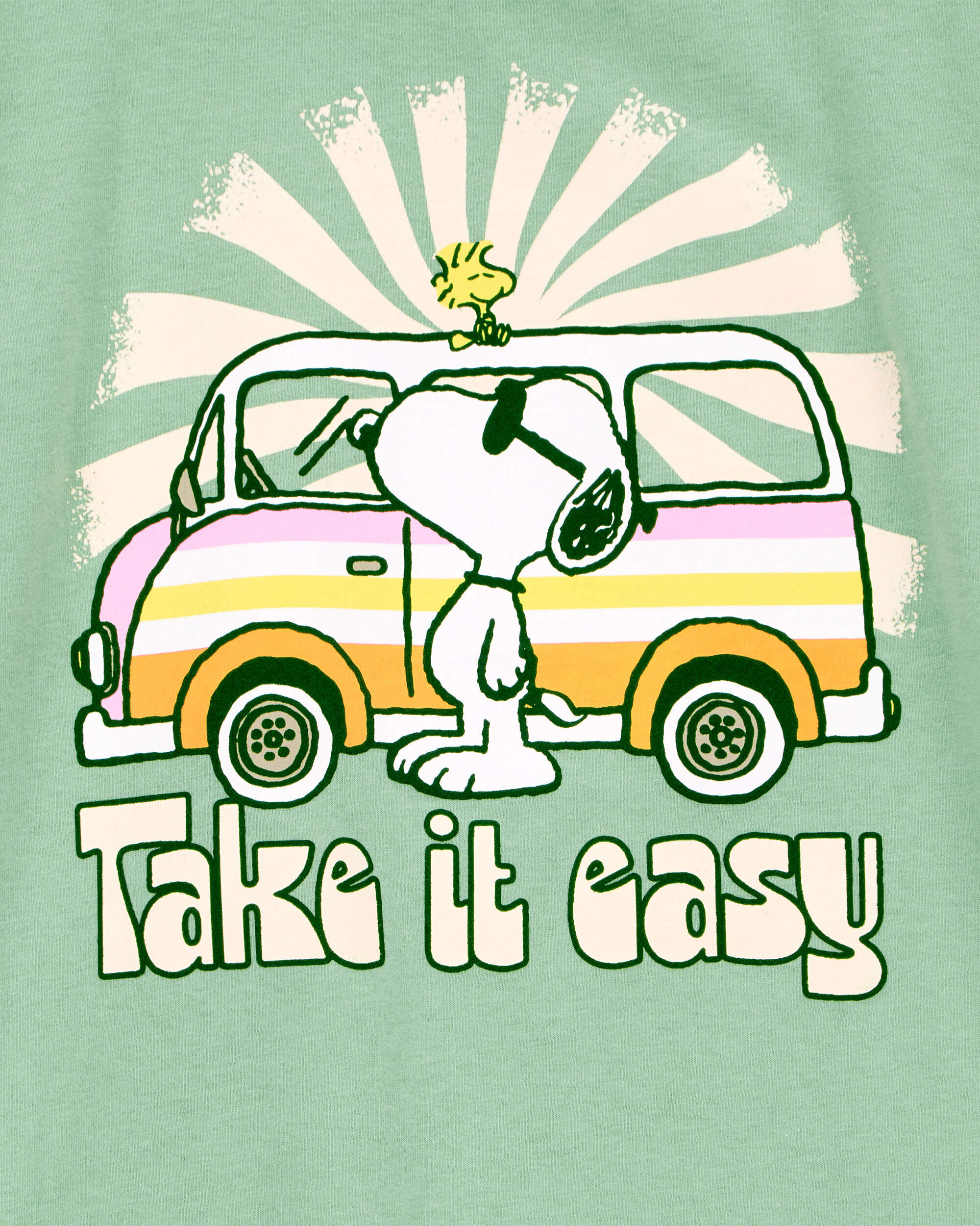 Girls Peanuts™ Snoopy Short-Sleeve Graphic Tee - Green