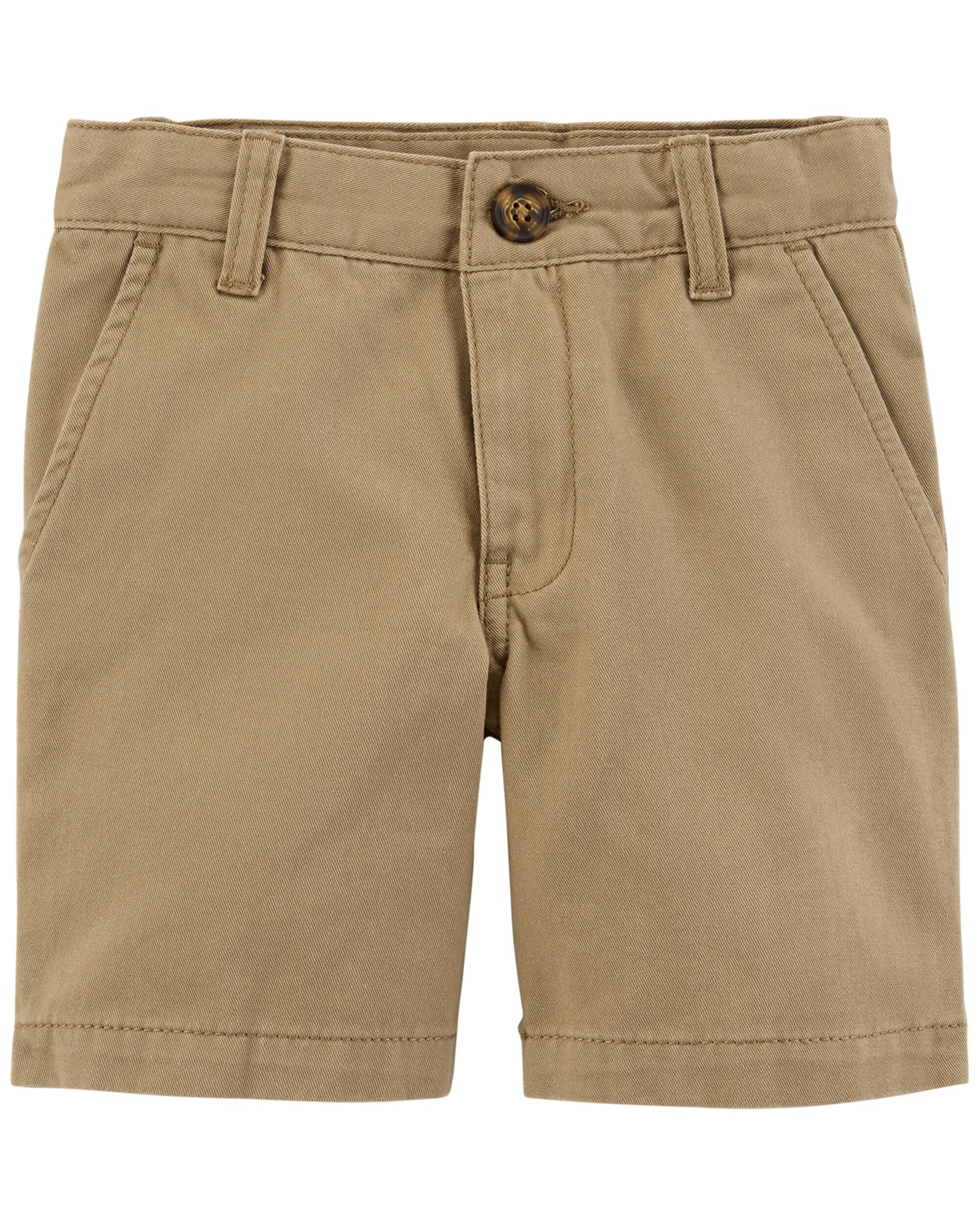 baby girl khaki shorts
