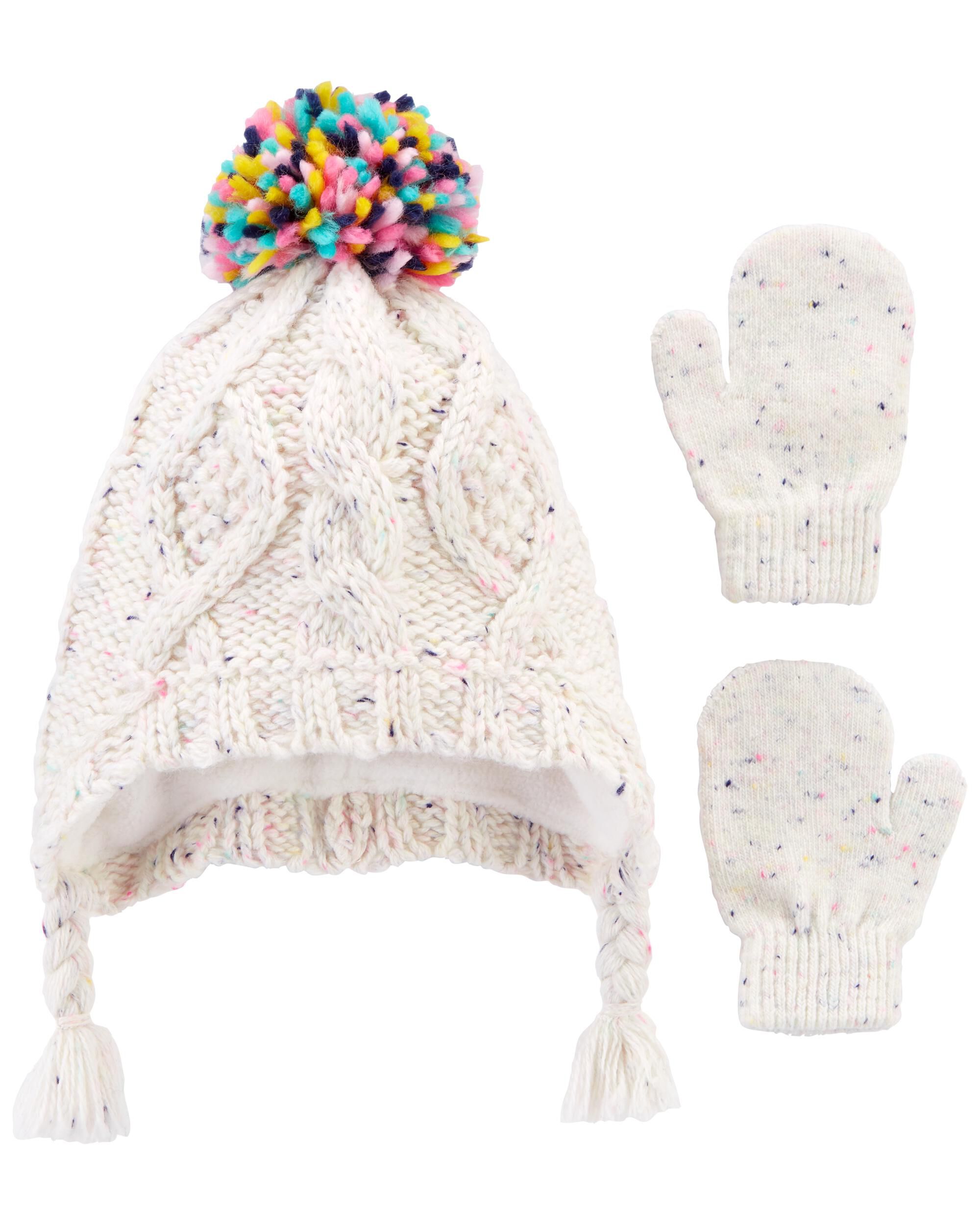 carters baby girl winter hats