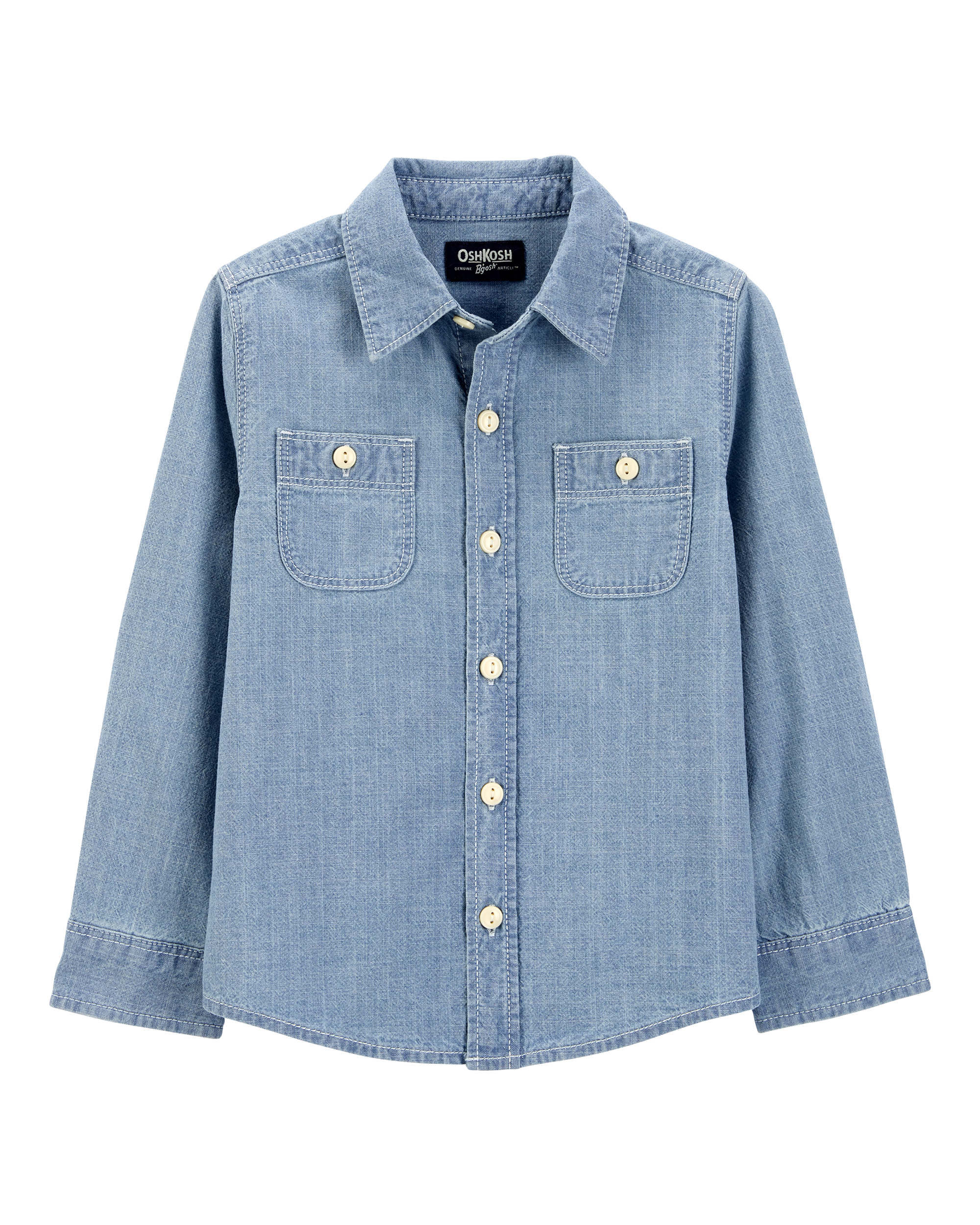 Toddler Chambray Button-Front Shirt