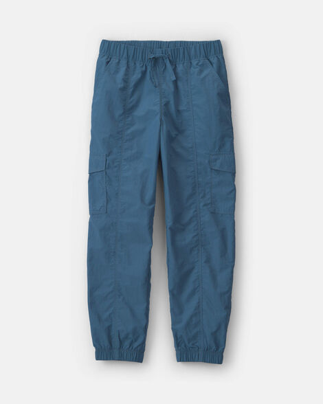 girls cargo joggers - navy blue