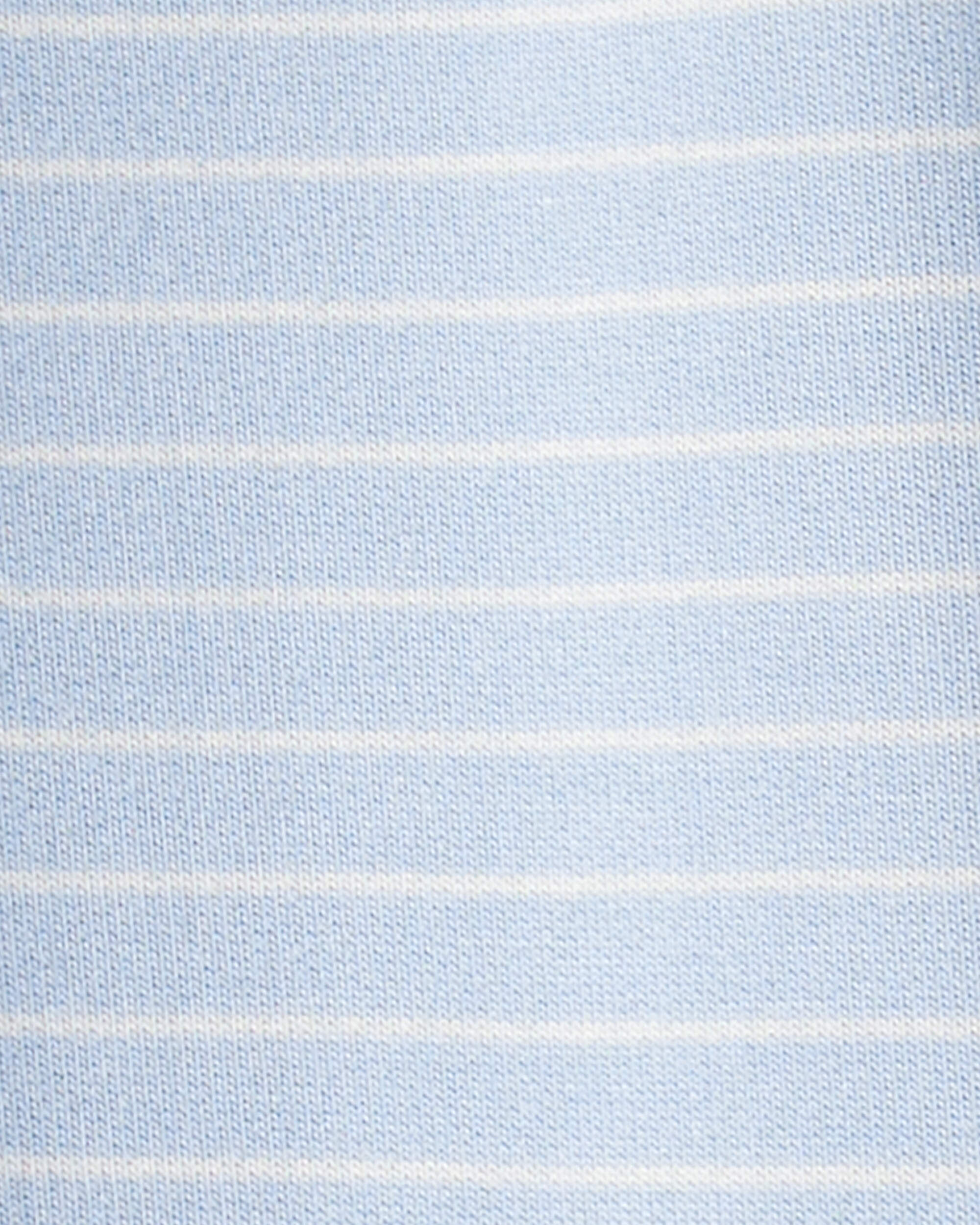 Baby Boy PurelySoft Long-Sleeve Jumpsuit - Blue