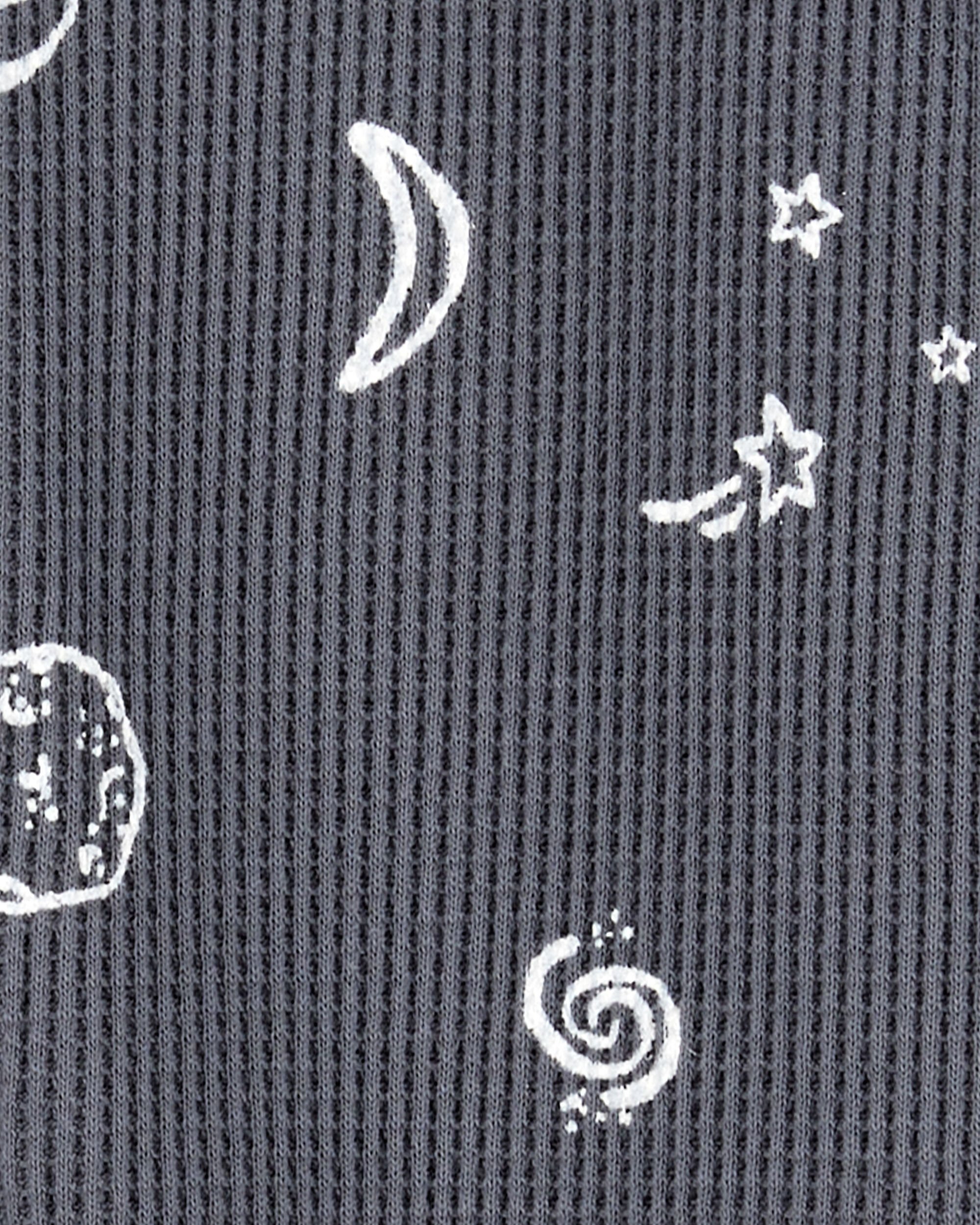 Baby 2-Pack  Ribbed 2-Way Zip Sleep & Play Pajamas - Grey/Ivory
