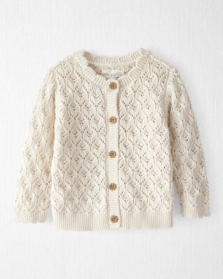 Product image 1 of Baby Organic Cotton Pointelle Sweater