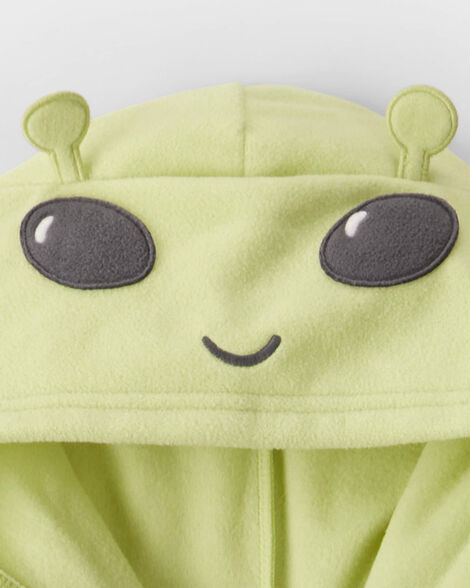 Product image 2 of Boys Alien Fleece Long-Sleeve Snug Fit 1-Piece Pajamas