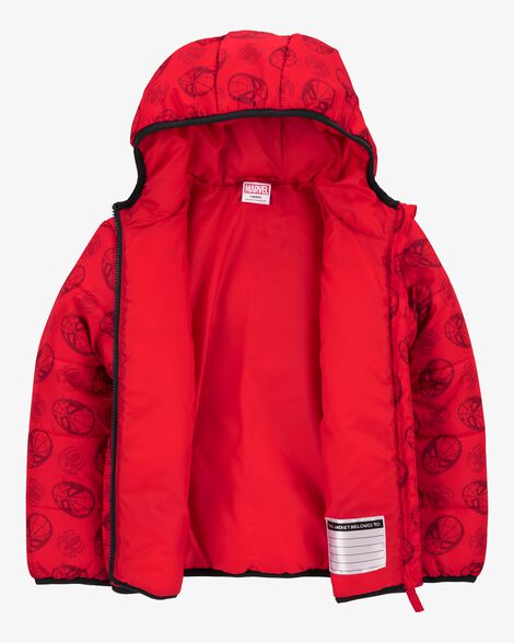  Product image 2 of Kid Spider-Man Puffer Jacket - Red
