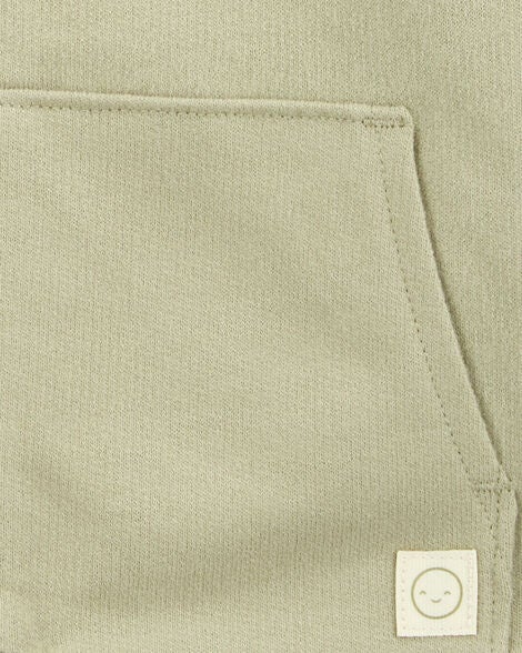  Product image 2 of Baby Zip-Up French Terry Hoodie - Green