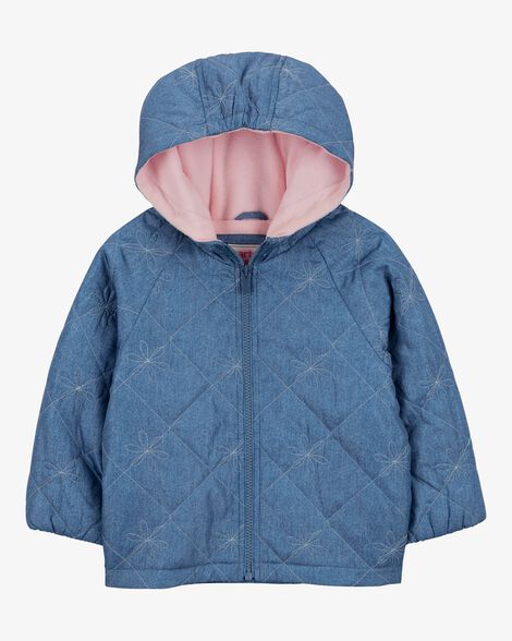  Product image 1 of Toddler Quilted Chambray Mid-Weight Jacket