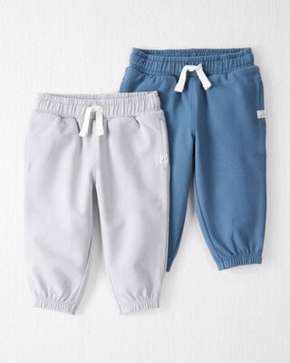 Product image 1 of Baby 2-Pack Organic Cotton French Terry Sweatpants