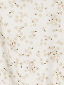 Ivory - Kid Floral Twill Long-Sleeve Top, Selected