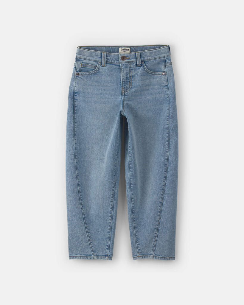 OshKosh B'gosh Boys Denim Baggy Barrel Jeans - Light Wash 10 Light Wash