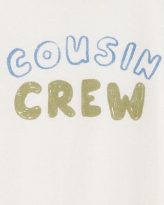 Product image 2 of Toddler Cousin Crew Short-Sleeve Graphic Tee -White