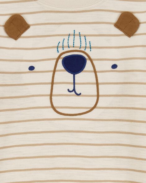  Product image 2 of Toddler Bear Striped Graphic Tee