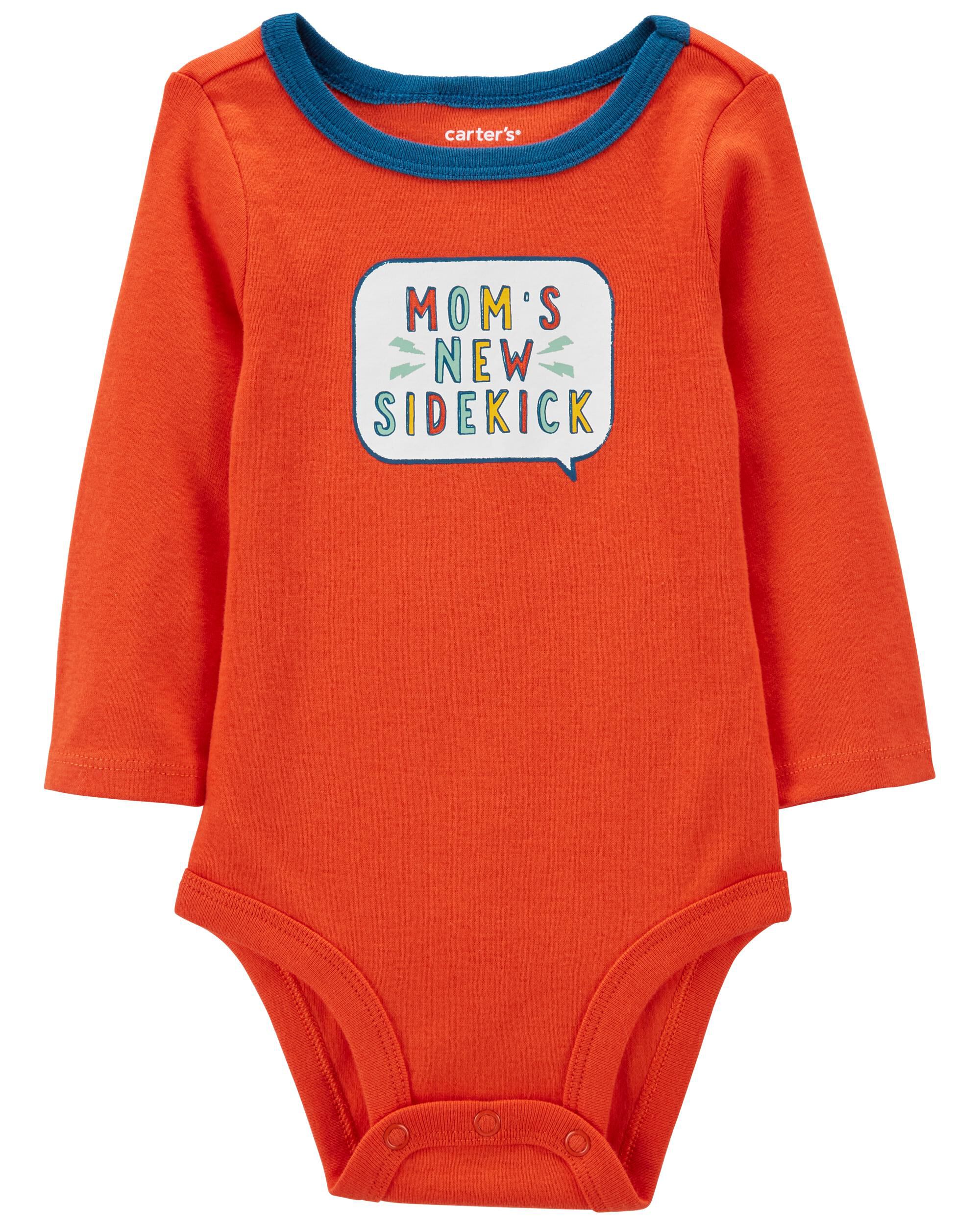 Baby 'Mom's Sidekick' Long-Sleeve Bodysuit - Carter's | Carter's