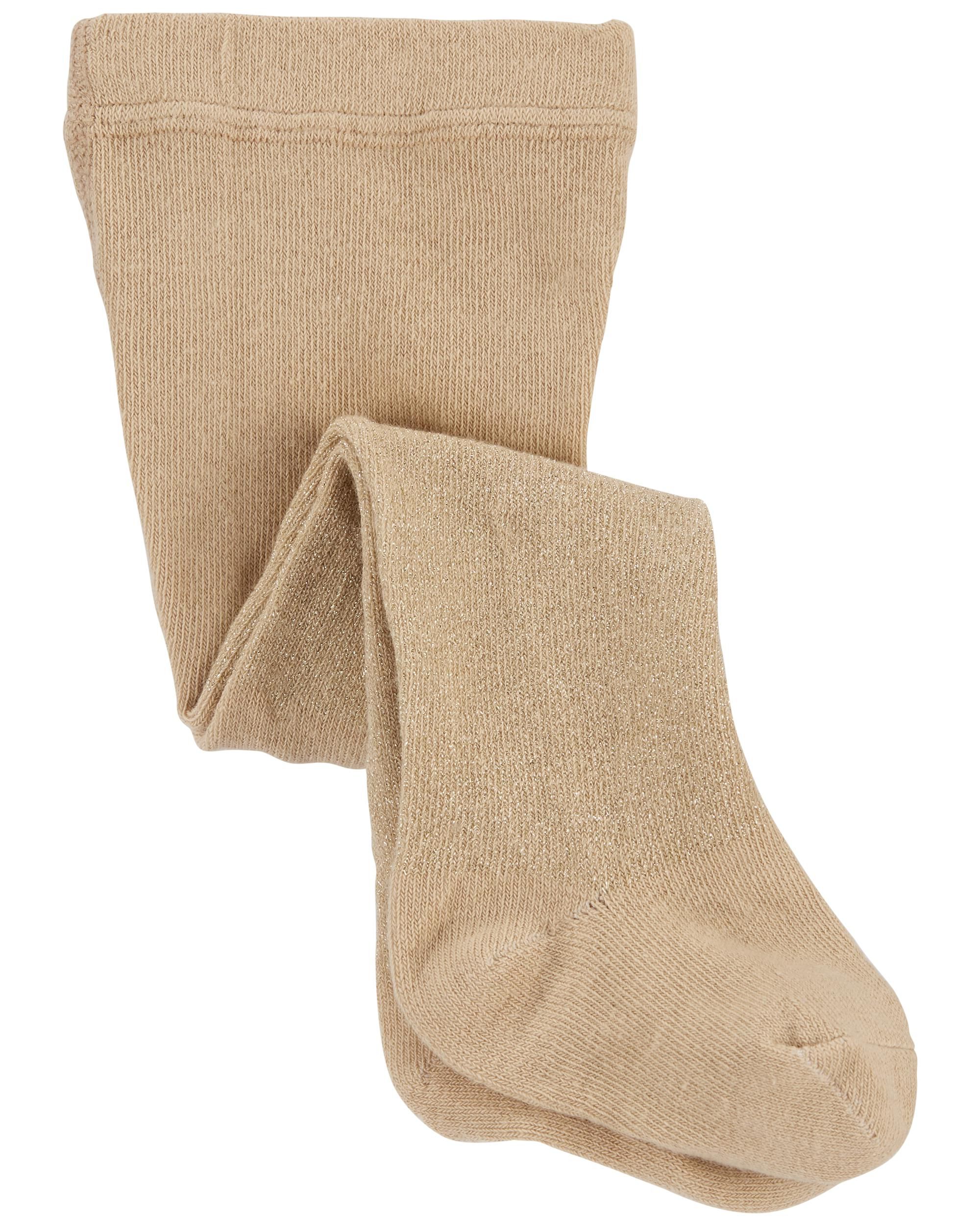 baby gold sparkle tights