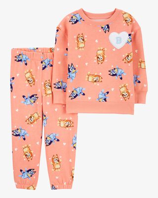 Product image 1 of Baby 2-Piece Bluey Sweatshirt & Pant Set