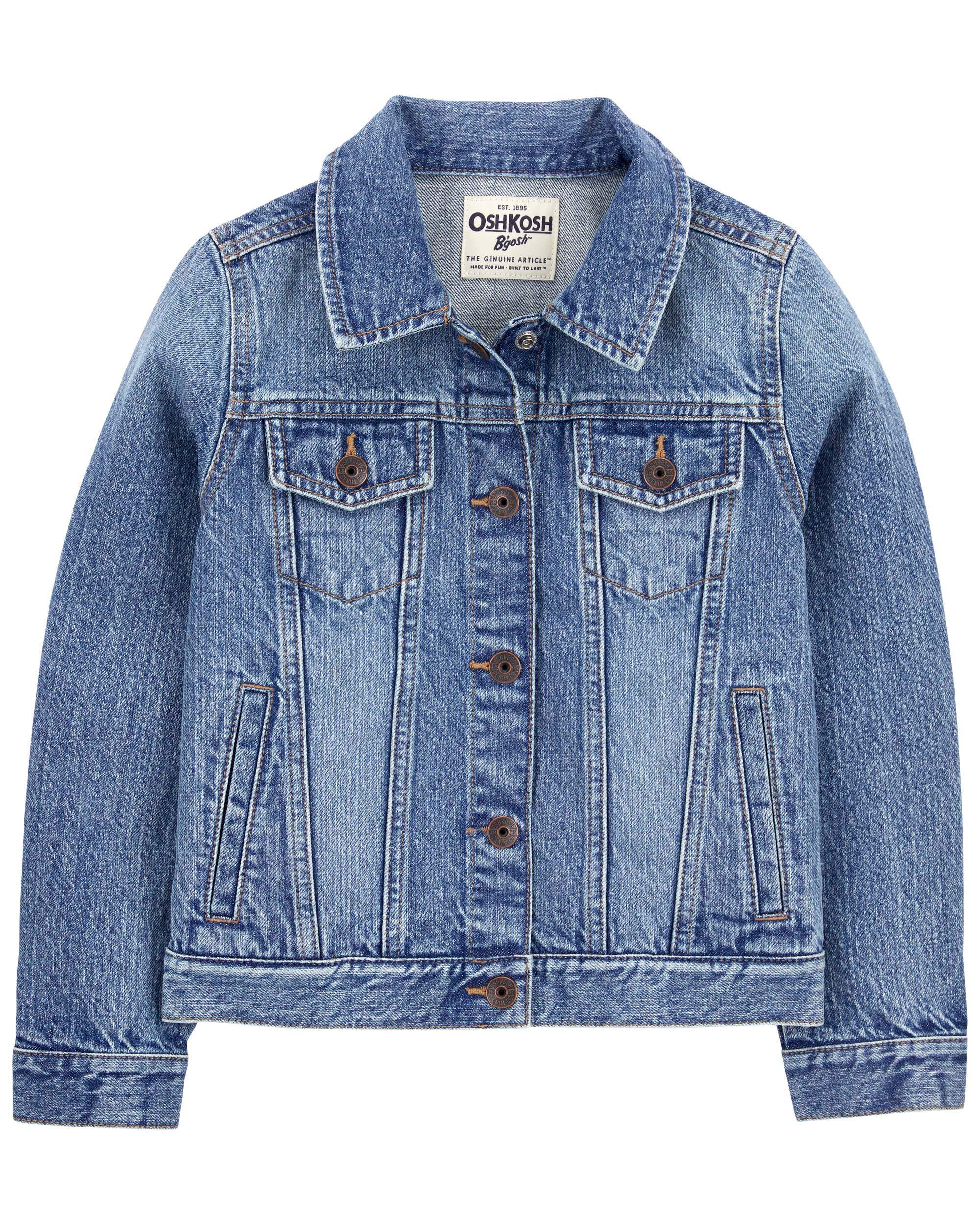 Kid Denim Jacket - Medium Wash - OshKosh | Carter's