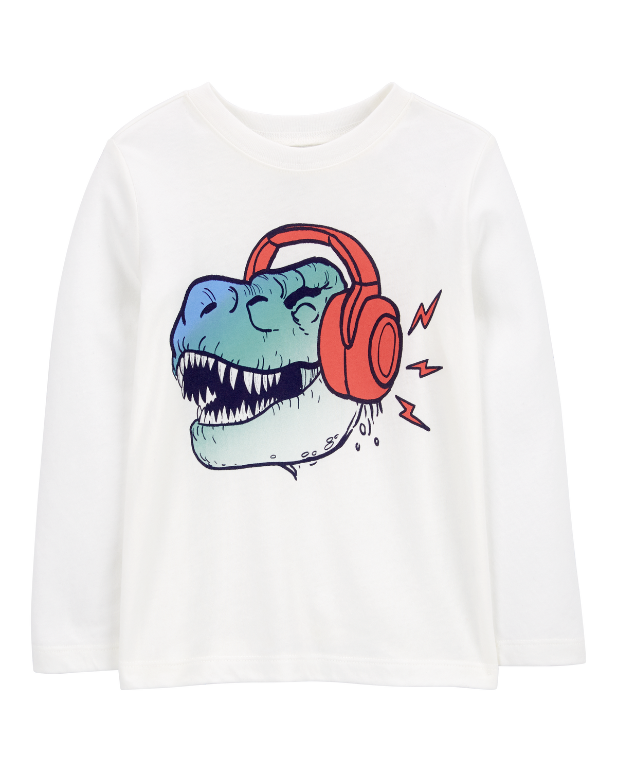 Boys Long Sleeve Dino Graphic Tee - GREEN | The Children's Place