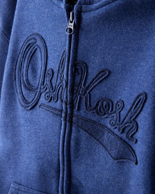 Product image 2 of Kid OshKosh Fleece Logo Zip Jacket - Blue