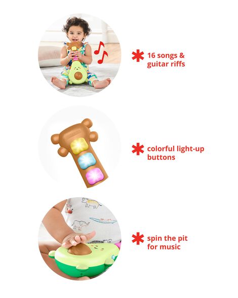  Product image 3 of Farmstand Rock-A-Mole Guitar Baby Toy