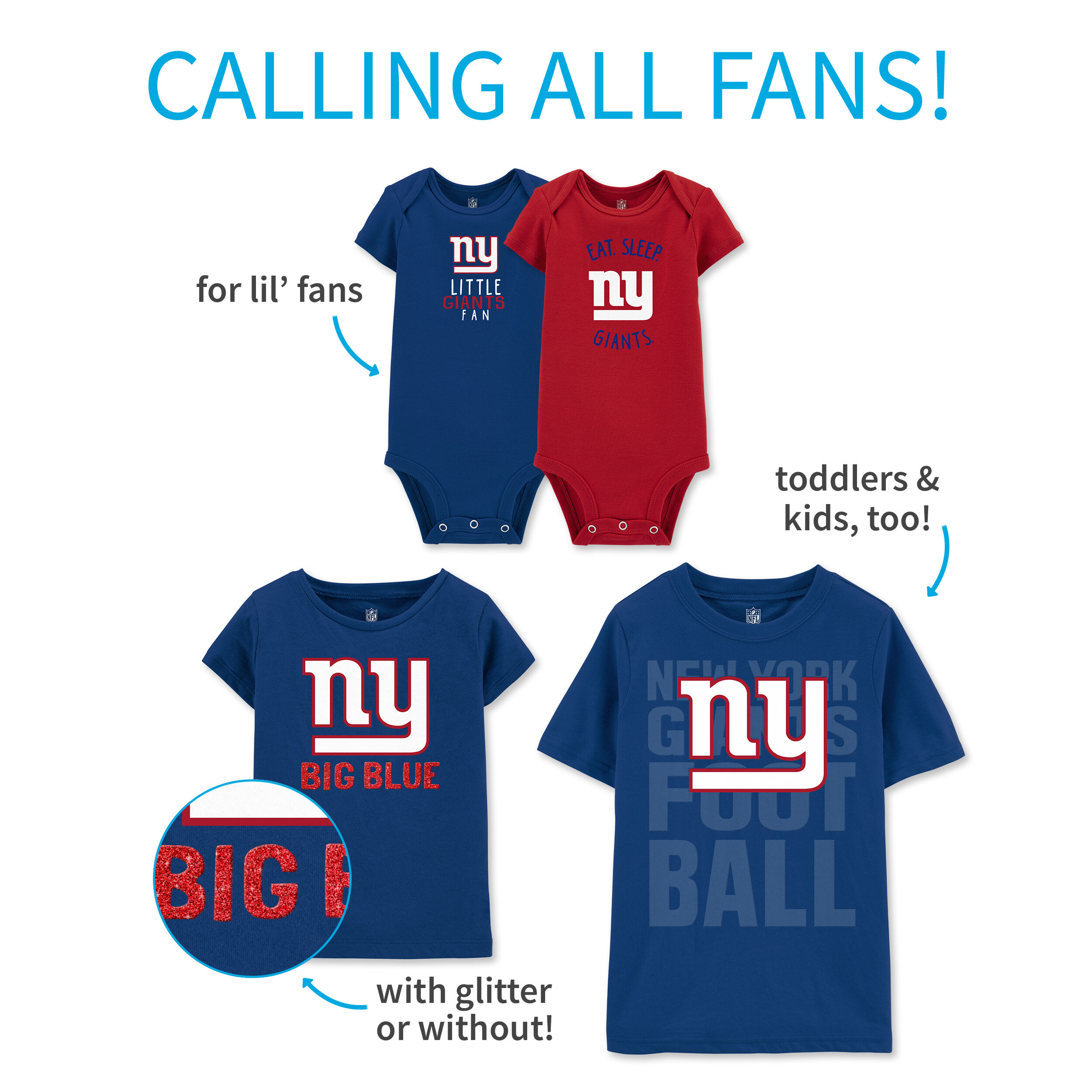 ny giants shirts for kids