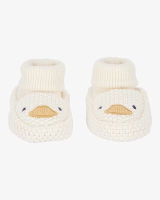 Product image 1 of Baby Duck Crochet Booties - Yellow