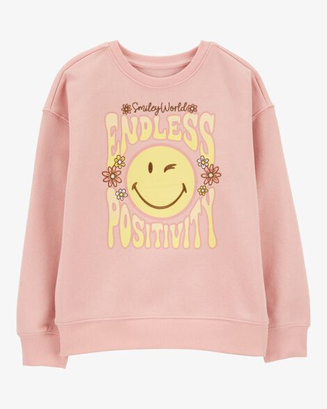 Product image 1 of Girls SmileyWorld Pullover Sweatshirt