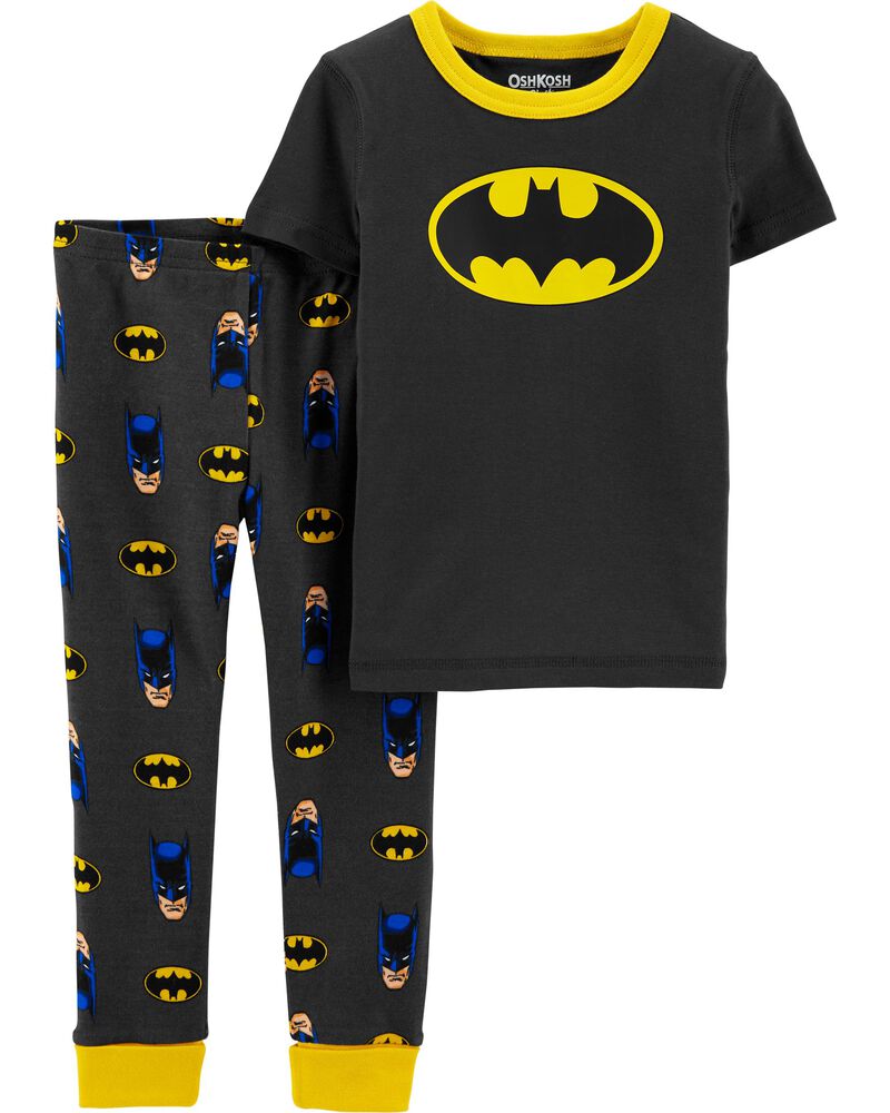Heather Toddler 2-Piece Batman TM 100% Snug Fit Cotton PJs 