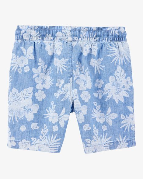 Product image 2 of Kid Pull-On Bermuda Shorts - Blue