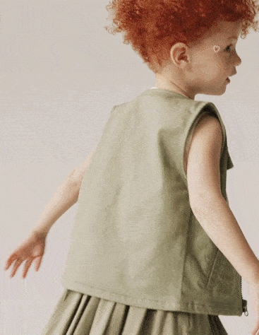 Product image 1 of Toddler Girl Avenue Twirl™ Midi Skirt - Olive