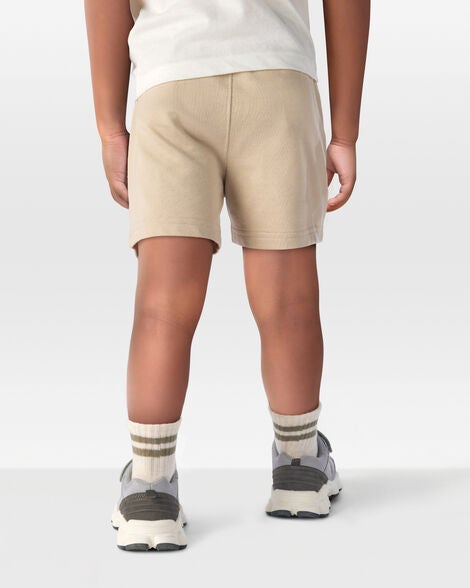  Product image 3 of Toddler Pull-On French Terry Shorts - Khaki