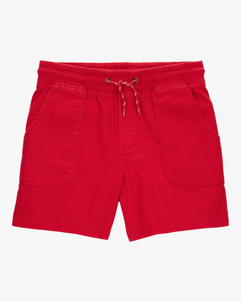 kid pull-on cotton shorts