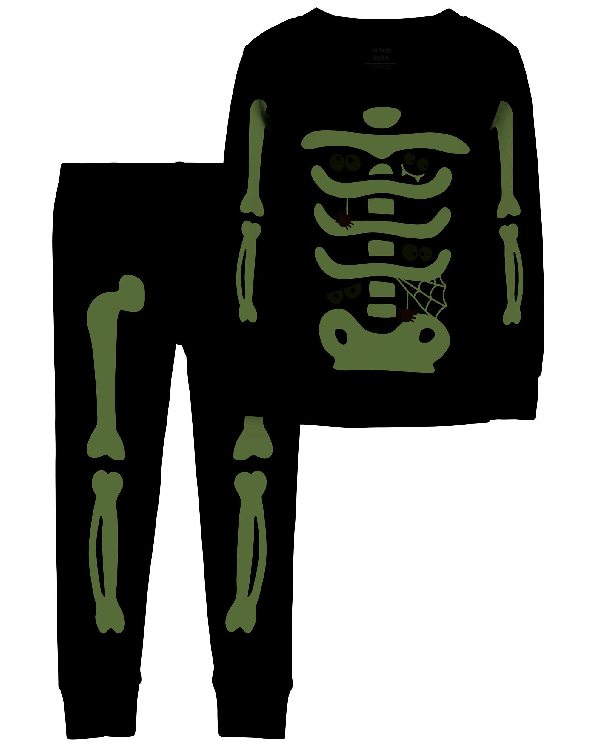 Carters skeleton pajamas 2025