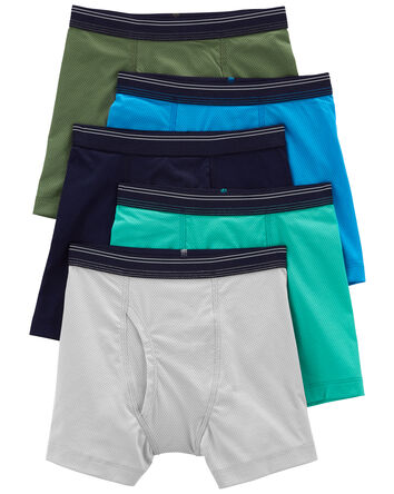 5-Pack Active Mesh Boxer Briefs Underwear