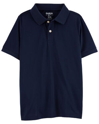 Product image 2 of Kid 3-Pack Pique Cotton Uniform Polos