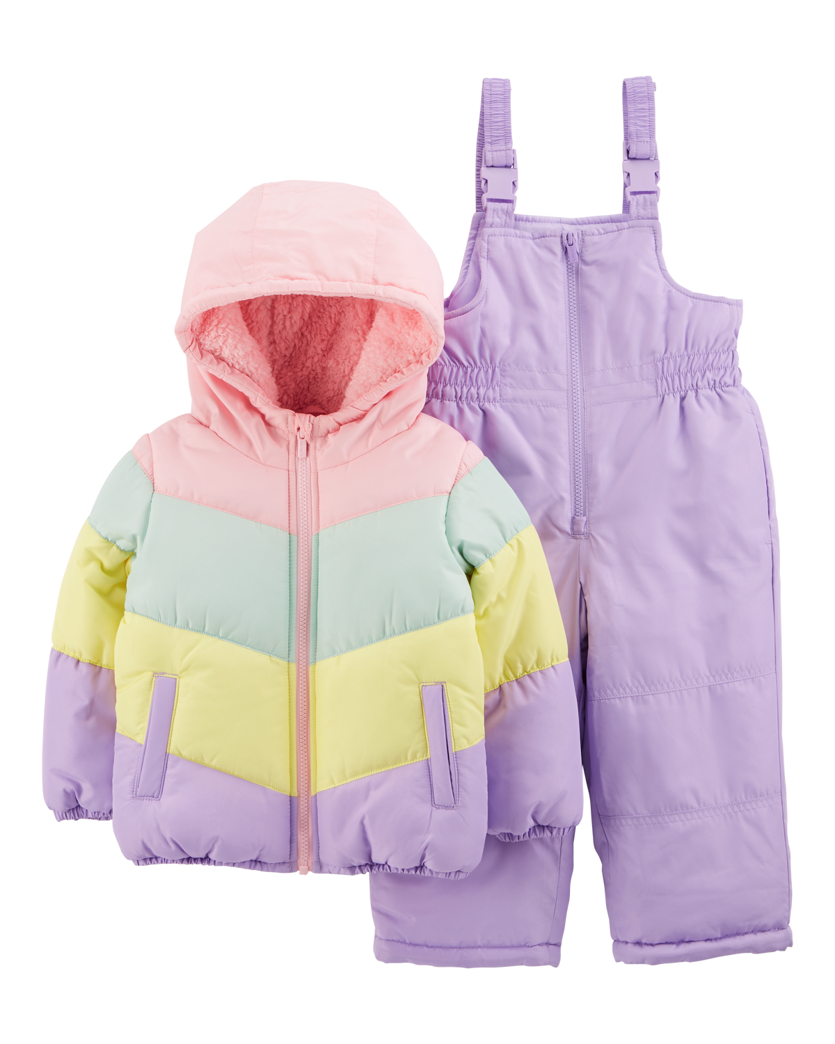 Toddler 2 Piece Rainbow Snowsuit Set Carter s Carter s