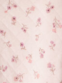 Pink - Baby Girl Floral Long-Sleeve Hooded Jumpsuit - Pink, Selected