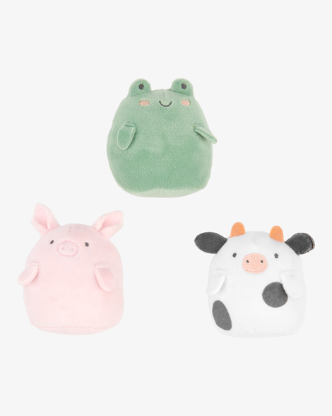 3-pack tiny plush toys