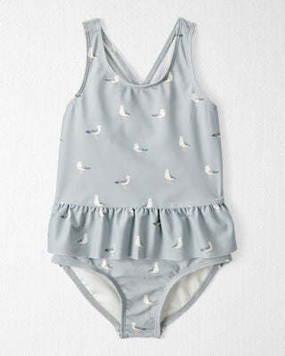 Product image 1 of Toddler Recycled Seagull-Print Swimsuit