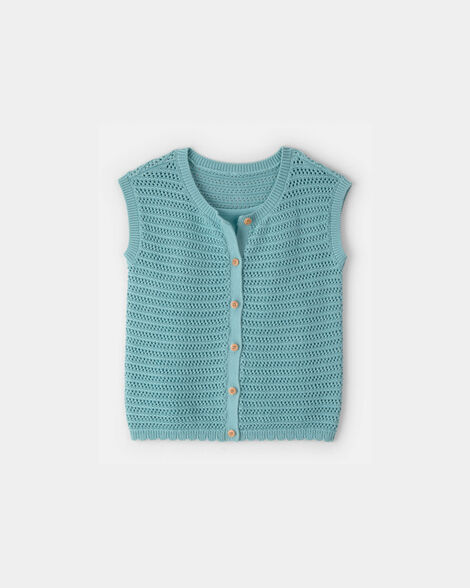 Girls 2-Piece Sweater Top Set - Blue