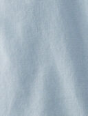 Caper Blue - Baby Linen Romper Made with Organic Cotton, Selected