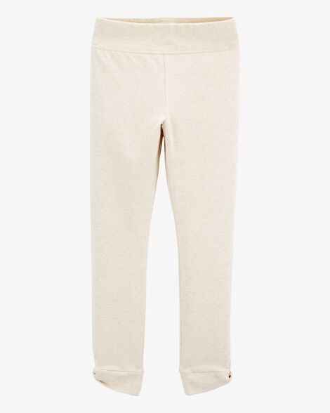  Product image 1 of Kid High-Rise Twisted-Hem Pants - Cream