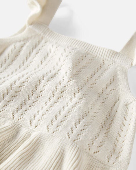  Product image 3 of Baby Organic Cotton Pointelle Romper