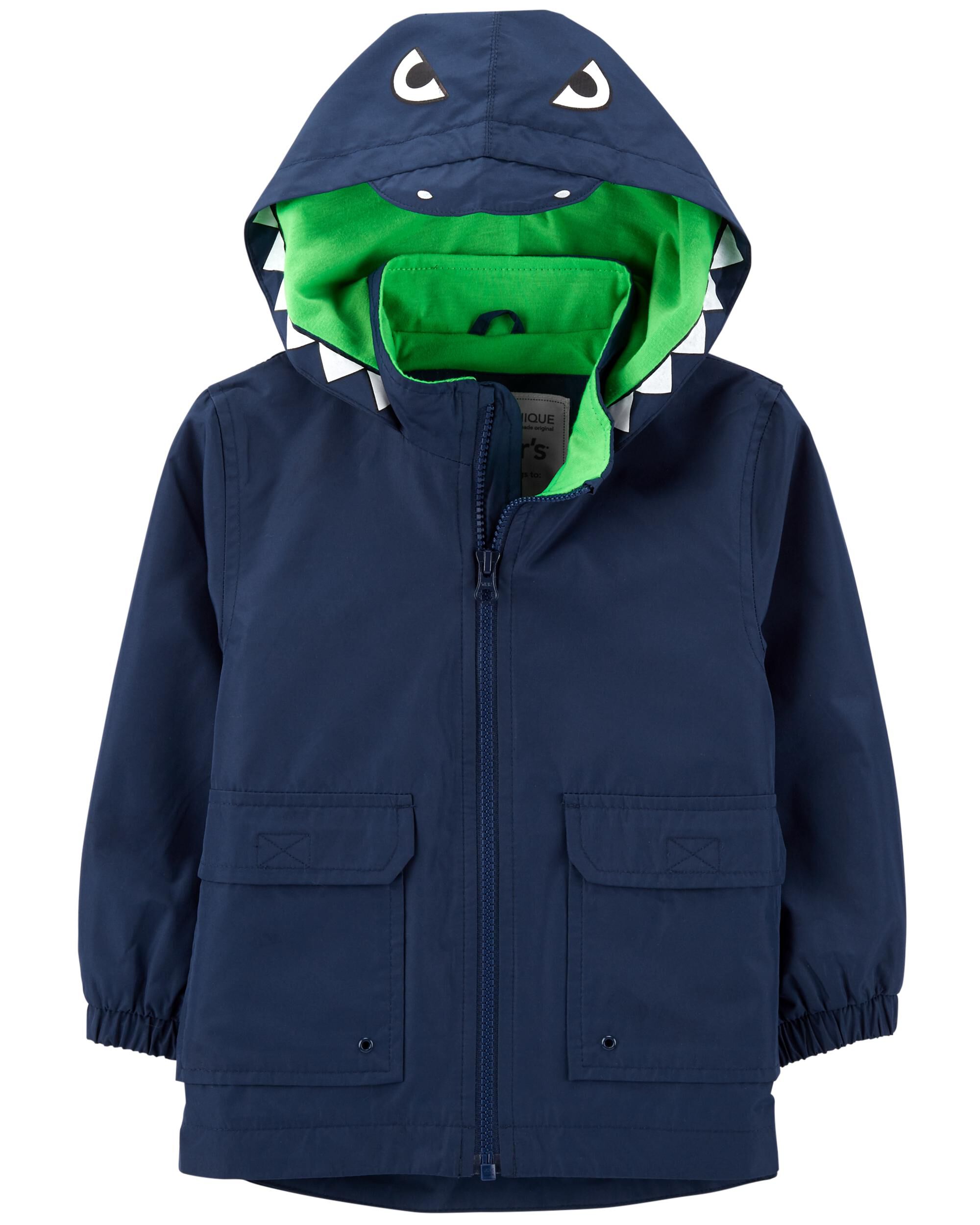 carters dinosaur rain jacket