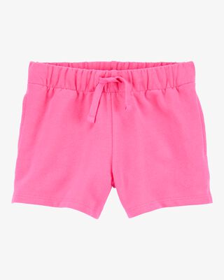 Product image 1 of Baby Pull-On French Terry Shorts - Pink