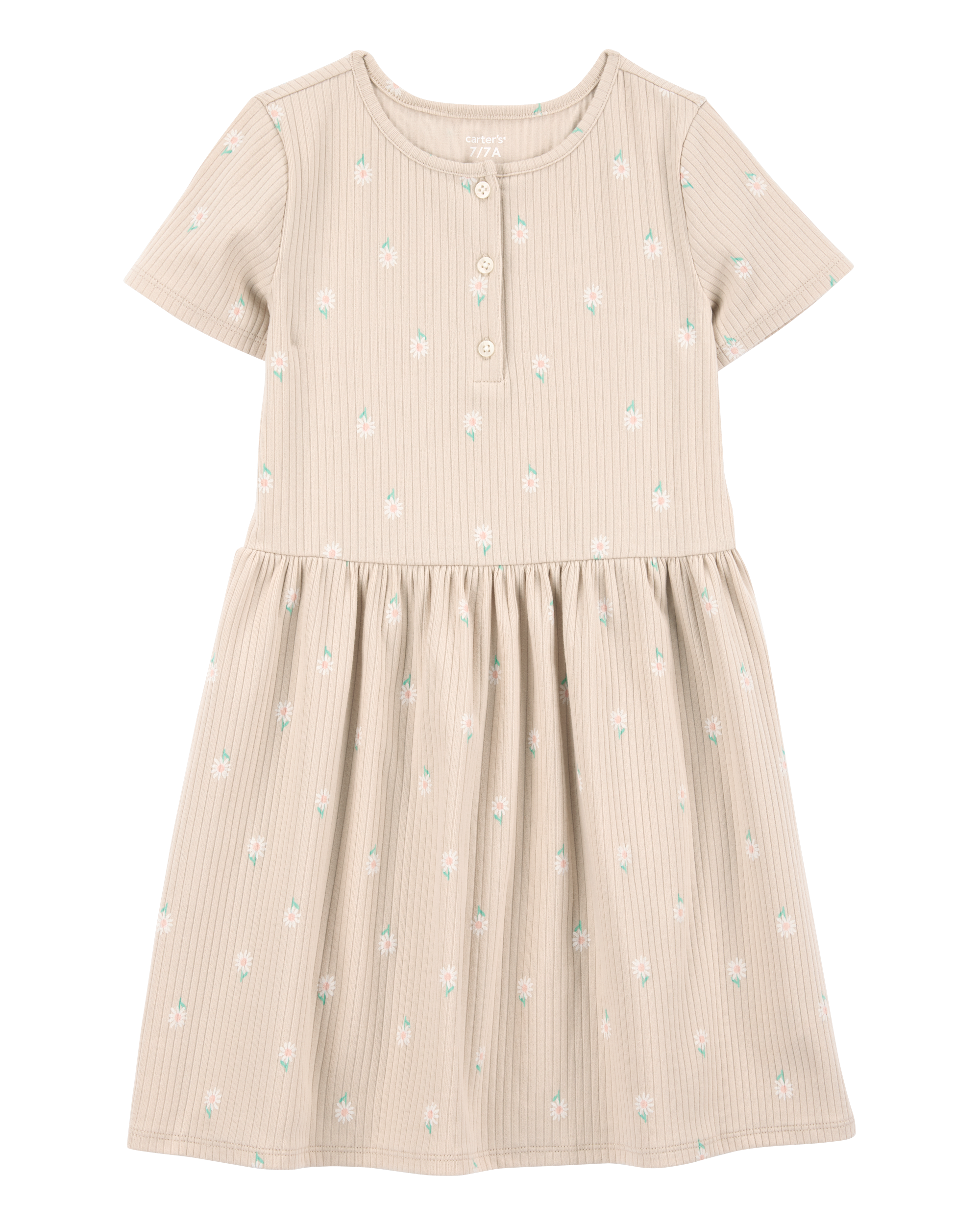 Kid Floral Short-Sleeve Dress