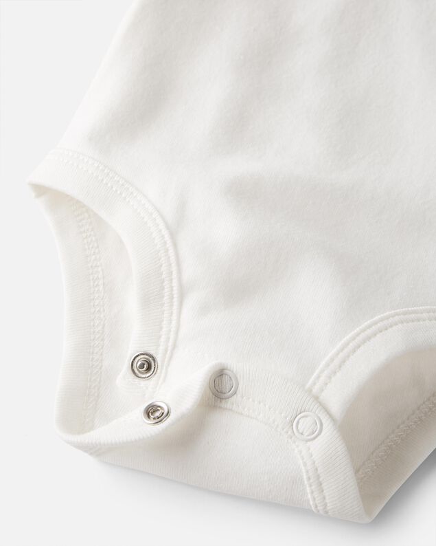 Product image 2 of Baby 3-Pack Organic Cotton Rib Bodysuits