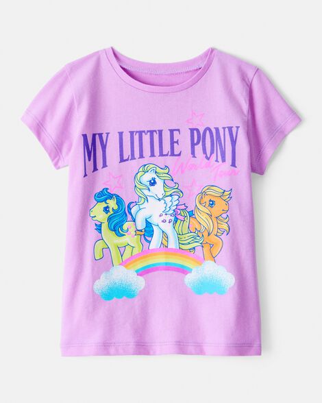 toddler girl my little pony short-sleeve graphic tee - purple