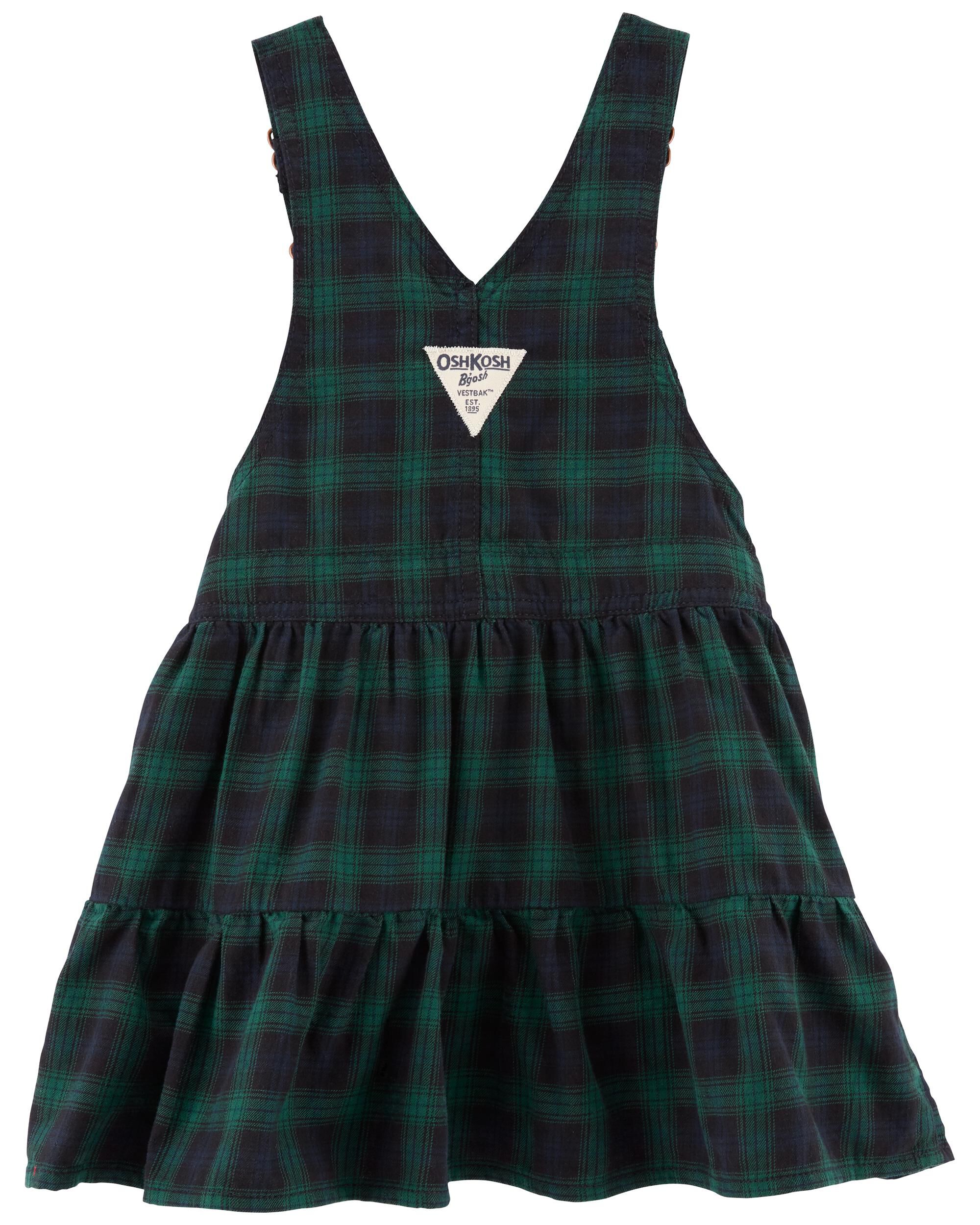 新品Herlipto classic plaid jumper dress