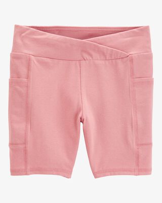 Product image 1 of Kid High-Rise Bike Shorts - Pink